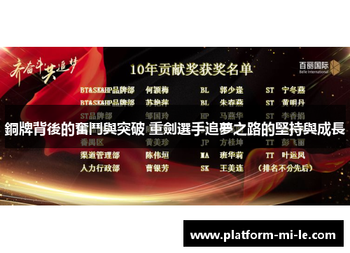 銅牌背後的奮鬥與突破 重劍選手追夢之路的堅持與成長 銅牌背後的奮鬥與突破 重劍選手追夢之路的堅持與成長